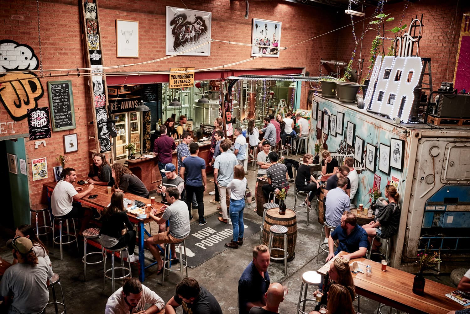 Young Henrys - Craft Brewery and Tasting Bar — Newtown, Sydney