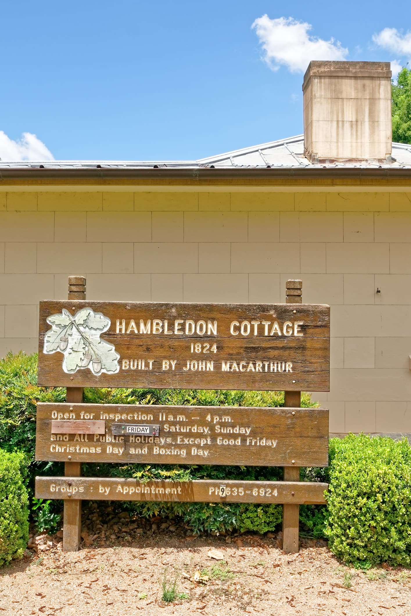 Hambledon Cottage Museum — Parramatta, Sydney