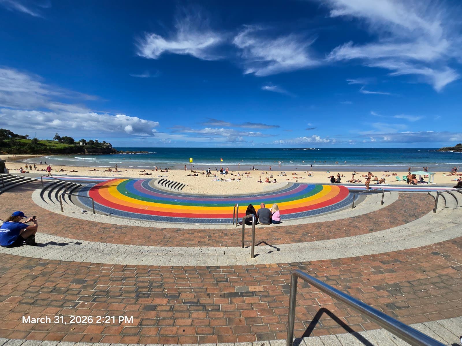 Coogee Beach Rainbow Walkway — Coogee, Sydney