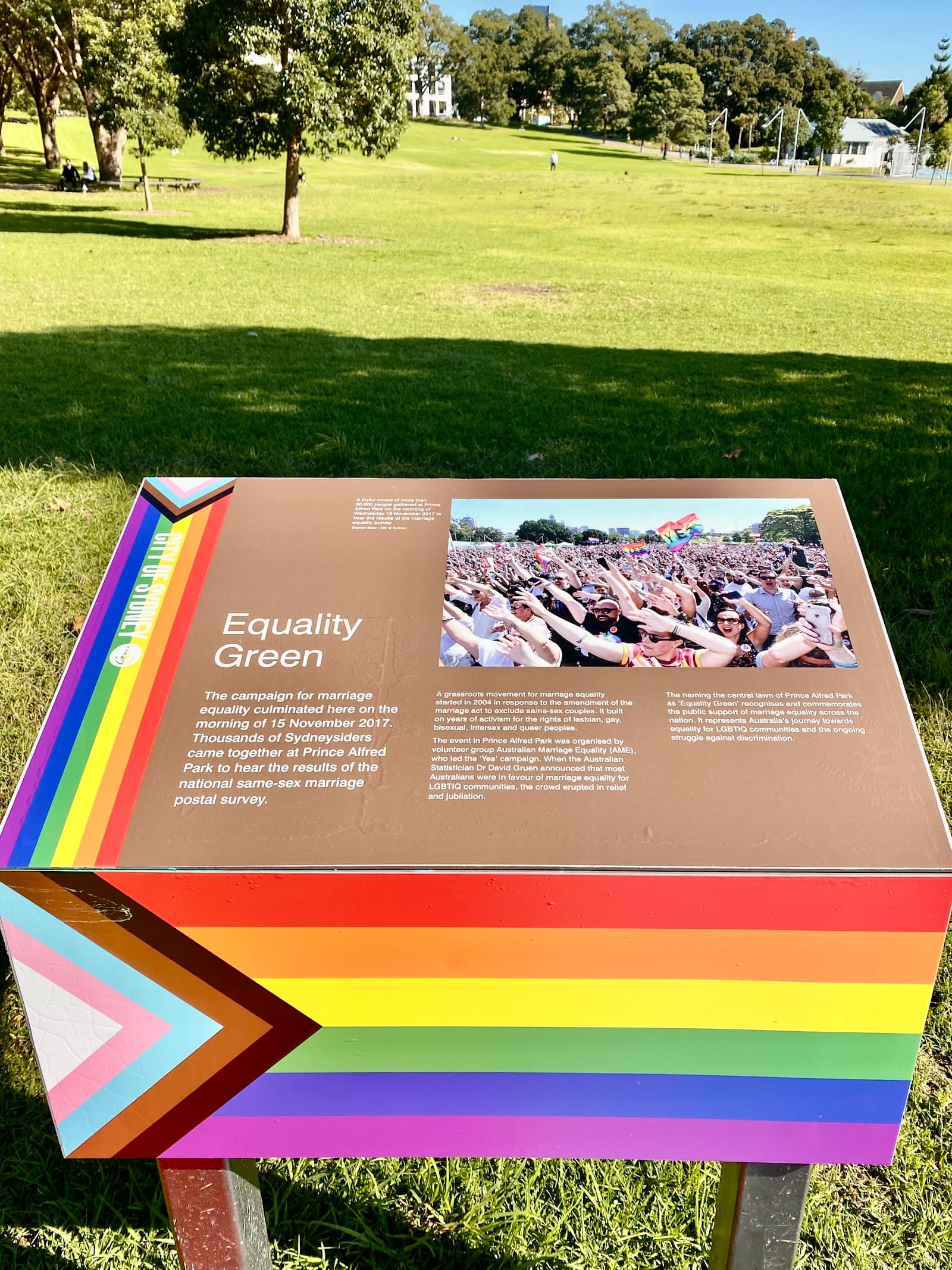 Equality Green — Surry Hills, Sydney