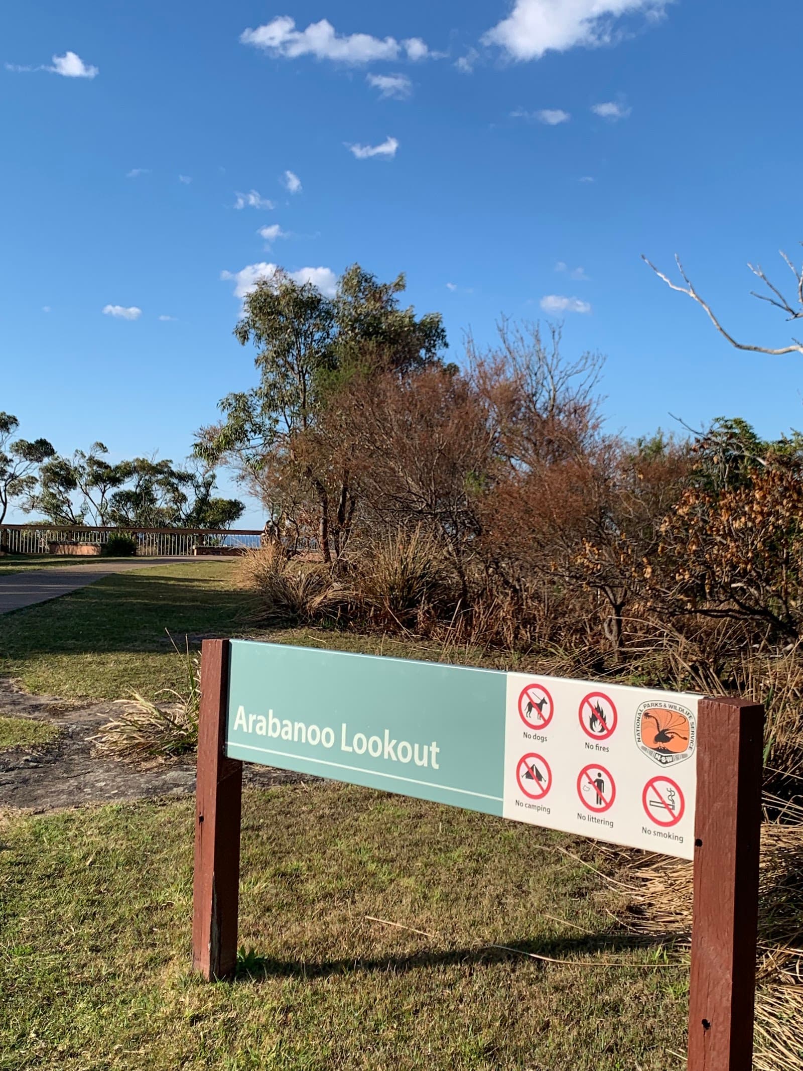 Arabanoo lookout at Dobroyd Head — Alexandria, Sydney