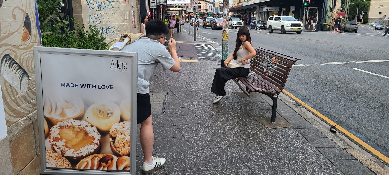 Generic Tourist Bench — Newtown, Sydney
