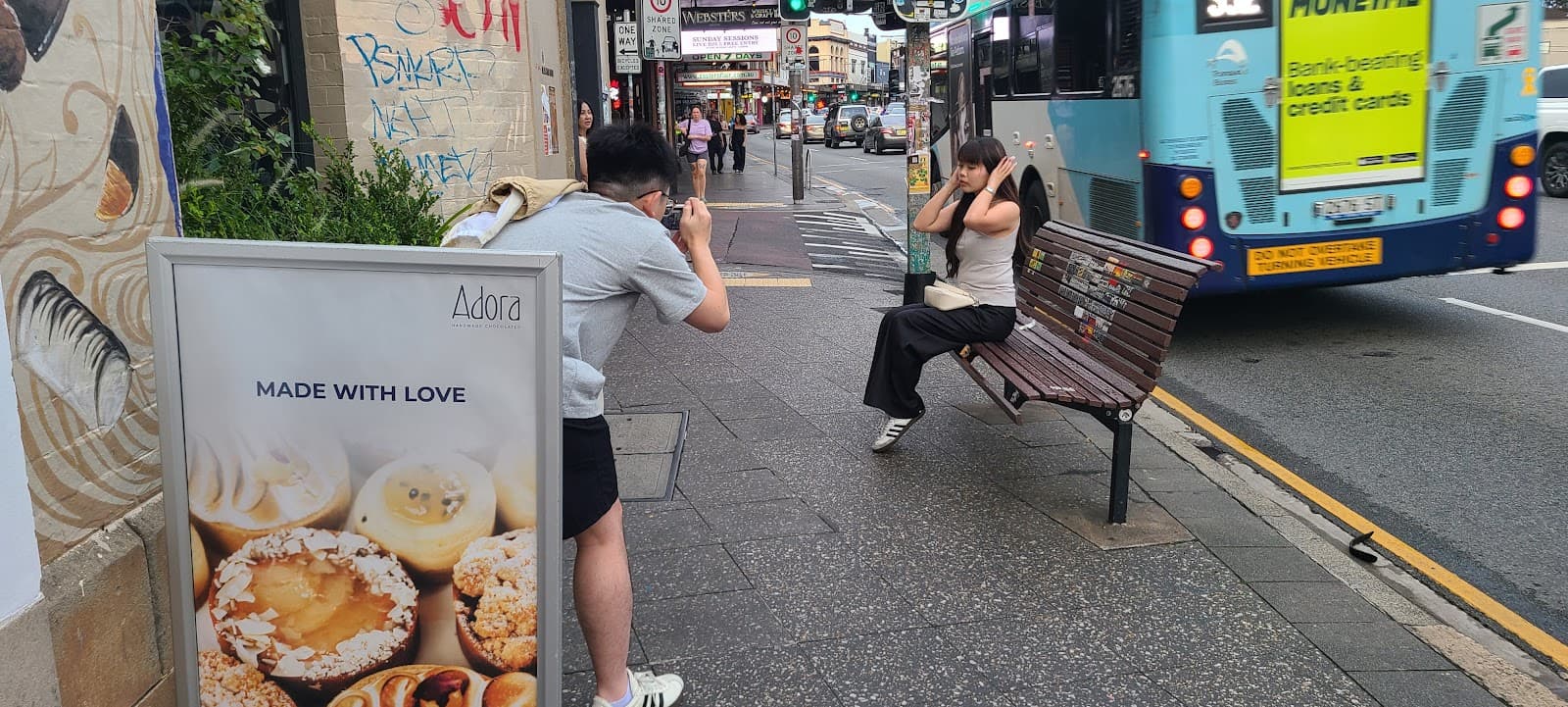Generic Tourist Bench — Newtown, Sydney