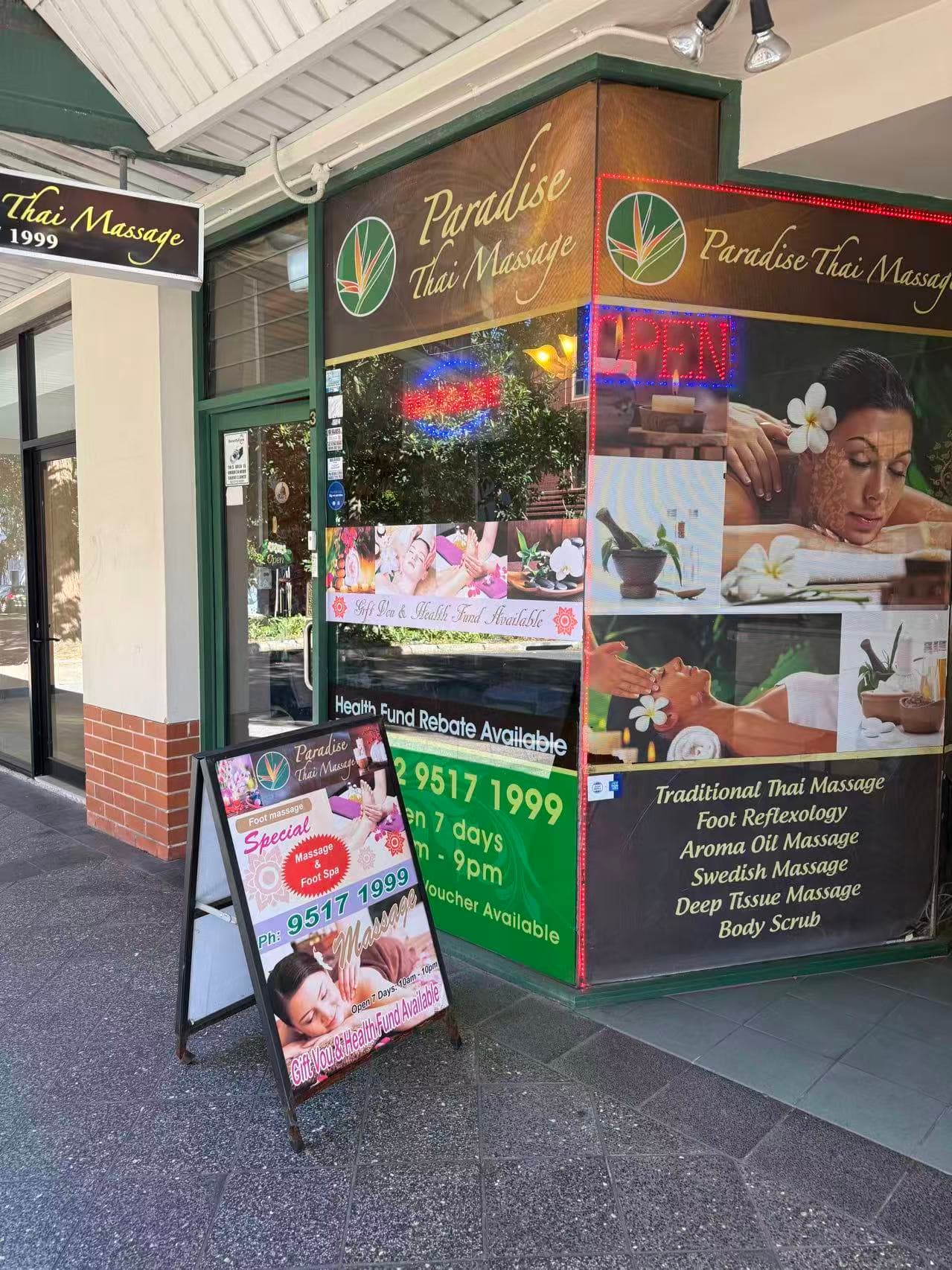 Paradise Thai Massage — Newtown, Sydney