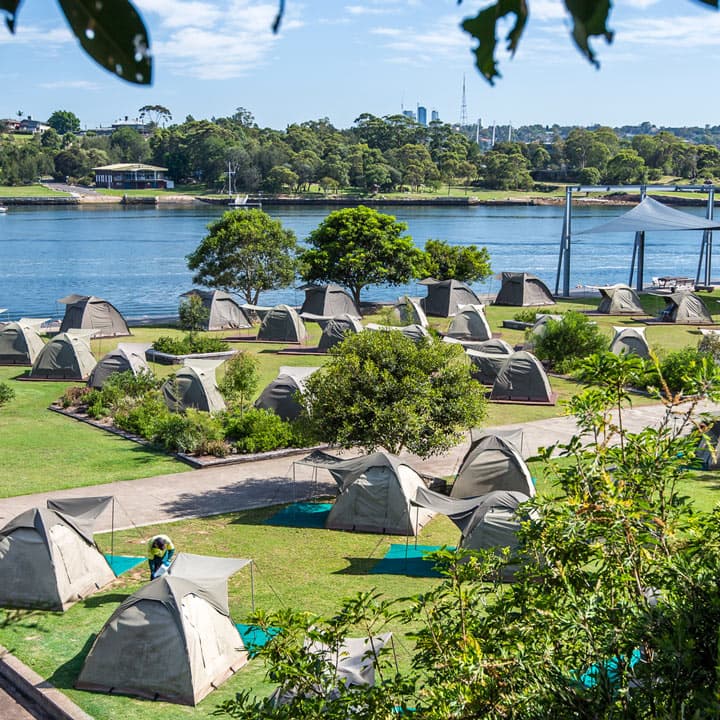 Cockatoo Island Waterfront Campground — Chatswood, Sydney