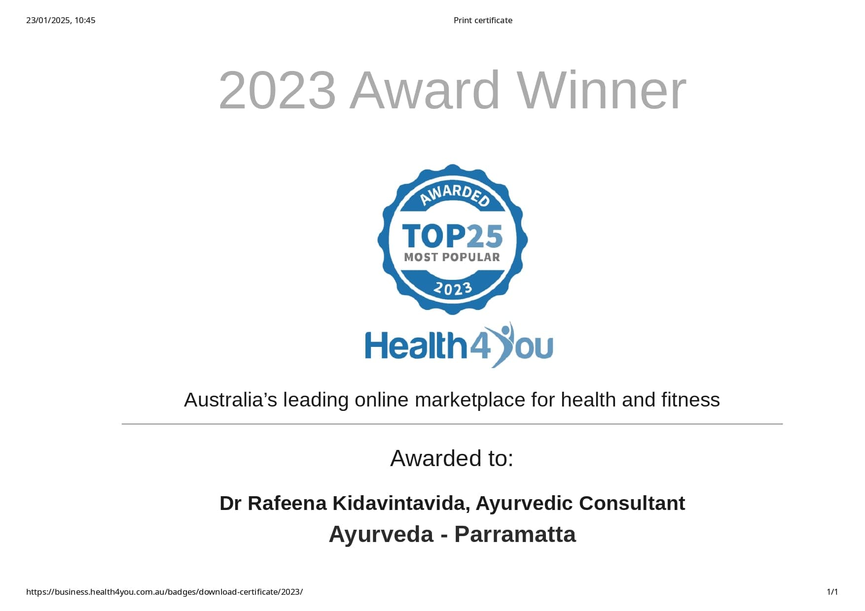 Rafeena's Liv Ayurveda - Ayurveda Centre in Parramatta, Sydney